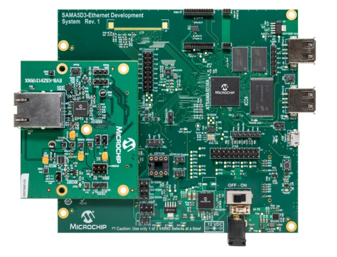 Microchip Technology EVB-KSZ9131RNX Plug-In Evaluation Board